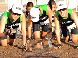 150-meter mud crawl before Conquering.  (photo courtesy of Photo-Ops)